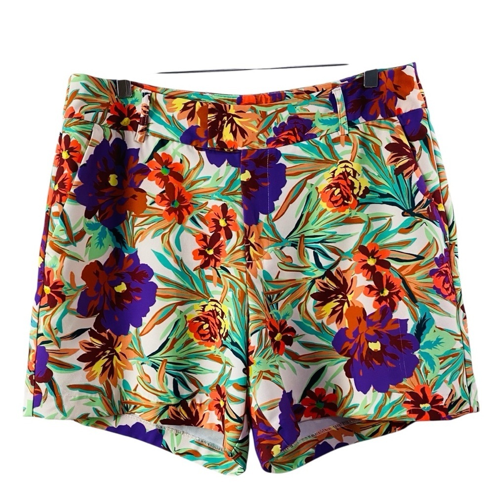 Gibson Latimer Floral High Rise Shorts Size 12